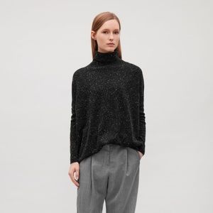 COS roll neck merino jumper sweater turtleneck